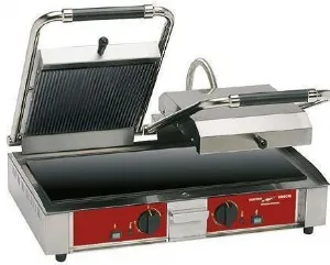 Appareil  paninis professionnel vitrocramique double PV 1001 RO